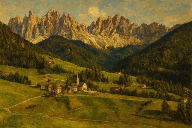 Oil Painting style example